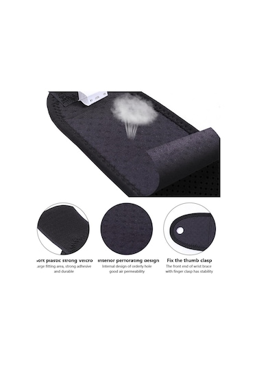 Tek Boyut-ganglion Kist Artriti İçin Bileklik Bileklik Artrit Karpal Tünel Artrit Eldiveni Nefes Alabilir Spor Bilek Desteği Sol Sağ Unisex-sol El Çok Renkli