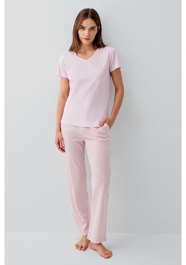 Pierre Cardin Kadın Pembe Pijama Takım Pc9202-s-v1 Pembe