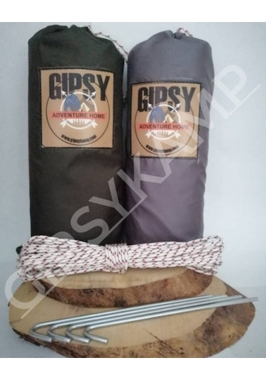 Gipsy Kamp 4 Mevsim Tarp 4x4M Yeşil