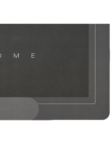 Suntek Kapı Paspası Giriş Çabuk Kuruyan Halı Zemin Koyu Gri 40x60cmkay