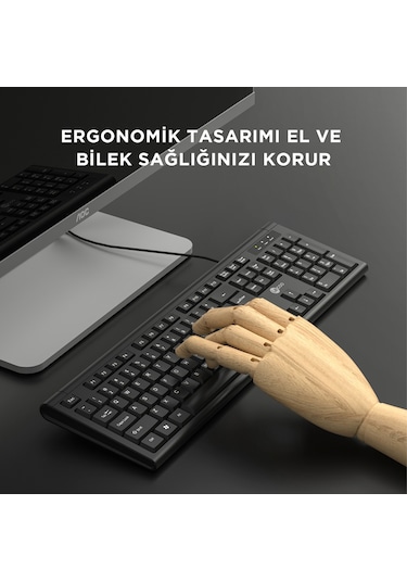 Lecoo KB101 USB Kablolu Türkçe Q Klavye