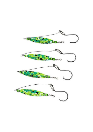 Moveevo 4 Adet Kedi Balığı İçin Tıngırtılı Kayıkli Olta Seti, Tırnaklı Çelik Çengel Ve Dönerli Bağlantı, Hızlı Kurulum - Gri