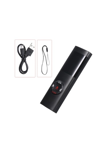 Ximistore9 40 Metre El Tipi Lazer Mesafe Ölçer, Hassas Alan-hacim Ölçümü, Usb Şarjlı, Ip54 Su Ve Toz Dayanıklı Siyah