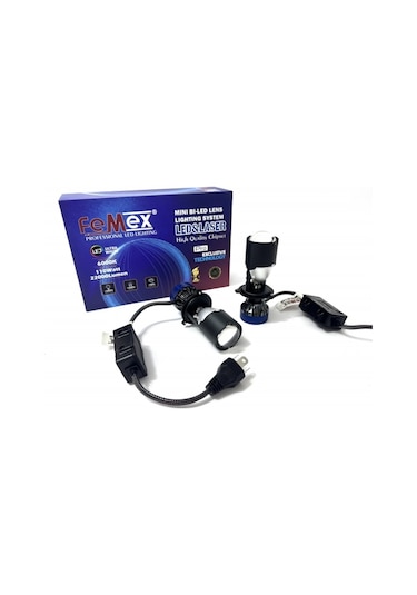 Femex H4 Pro Exclusive Mini Bi-led Lens Csp Lextar Chip 50w