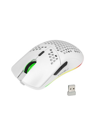 Geeksen Hxsj T66 Rgb Kablosuz Oyun Faresi - 3600dpı, Şarj Edilebilir, Ergonomik Tasarım, 7 Renk Aydınlatma Modu T66
