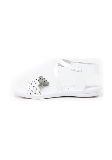 Artico Etoile Hakiki Deri Beyaz Vaketa Kız Çocuk Sandalet Beyaz