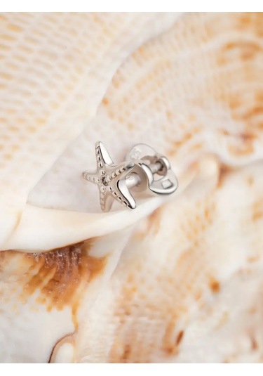 925 Lıght Gümüş Deniz Yıldızı Küpe Monokupa 106075671 Diğer