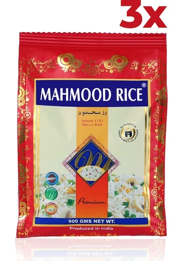 Mahmood Rice Basmati Pirinç 3 x 900 G