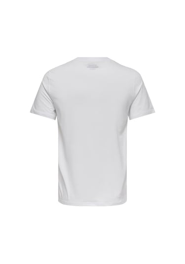 Only & Sons Erkek T Shirt 22025208 Beyaz