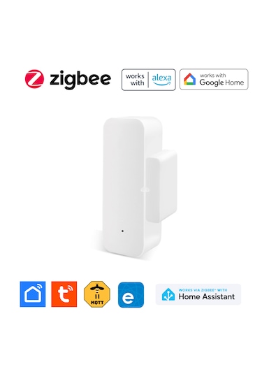 Zigbee Kapı Pencere Sensörü - Tuya, Ewelink, Homeassistant Uyumlu