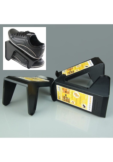 Dolap İçi Ayakkabı Düzenleyici Ayakkabılık Plastik Rampa Aparat Çok Renkli