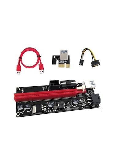 Riser Kart Ver 009S Pcı E 16X Yükseltici Kart Riser Ver009S Son S