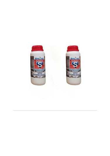 1 Lt Avantajlı Paket Silikokap Şeffaf Su İzolasyonu 500 Ml x 2 Ad