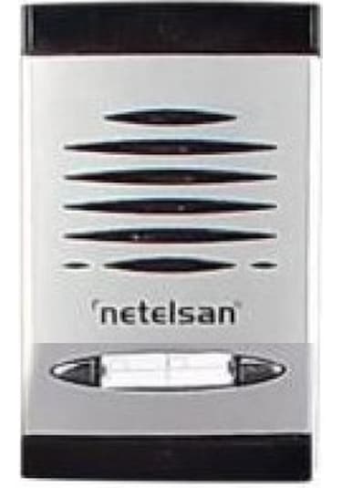 Netelsan M.u.dıa.00037 Diafonlu Çift Sıra Zil Paneli 1-2 Buton Sayılı