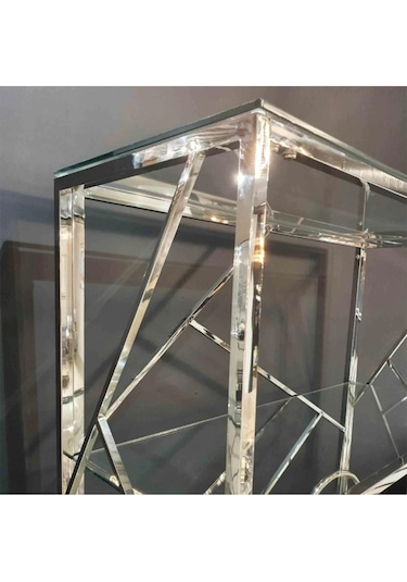 Vilma Paslanmaz Metal Kitaplık&duvar Rafı