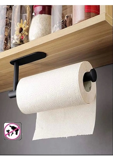 Kendinden Yapışkanlı Kağıt Havluluk Mat Siyah Mat Siyah