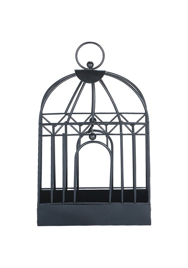 Monyee Siyah Metal Kuş Kafesi Desenli İç Mekan İçin Mosquito Coil Tutucu - Otel, Ev, Salon, Yatak Odası Uygun Diğer