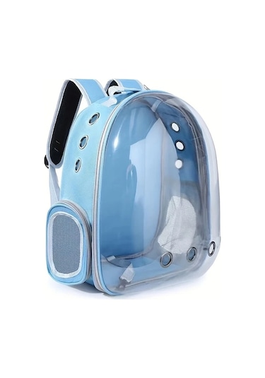 Honeybeeshop Grey Kişiselleştirilebilir Kedi Sırt Çantası Havalandırmalı Pvc Taşıma Çantası Uçak Araba Seyahat