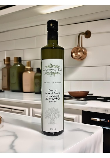 Zeytinyağı Evi Gurme Domat Naturel Sızma Zeytinyağı Cam Şişe 750 ML