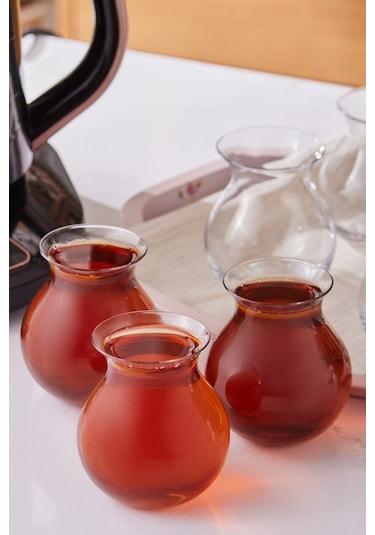 Karaca x Refika Tatlıcan 6'Lı Çay Bardağı Seti