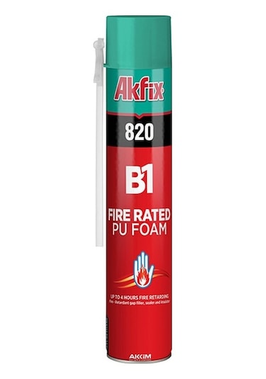 Akfix 820 Yangına Dayanıklı B1 Pu Köpük 750ML