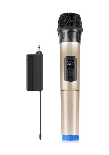 Diğer Uhf Puluz Pu628b Pille Mikrofonlu Mikrofon Led Kablosuz Ekranlı, Dinamik Çalışan Altın 681400373b - Jp