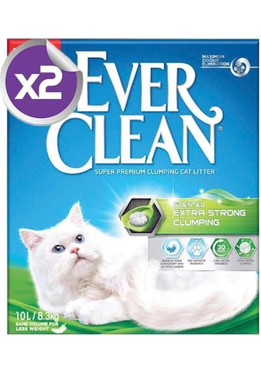 Ever Clean Scented Kedi Kumu 10 Lt 2 Adet