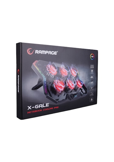 Rampage AD-RX44 X-GALE 17.3" 6 Fanlı Notebook Soğutucu