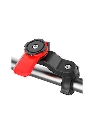 Hl-143A 4.7-6.7 Inç Cep Telefonları Için Çıkarılabilir Motosiklet - Bisiklet Cep Telefonu Tutacağı - Siyah/Kırmızı Kırmızı - Siyah