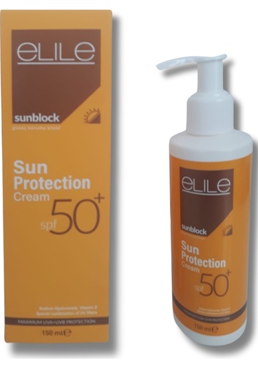 Elile Sunblock Sun Protection Güneş Koruma Kremi SPF50+ 150 ML