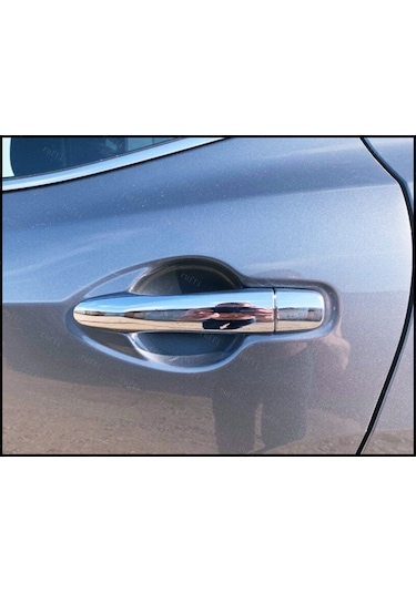 Nissan Qashqai Krom Kapı Kolu 4 Kapı 2014 Üzeri P.Çelik Sensörlü