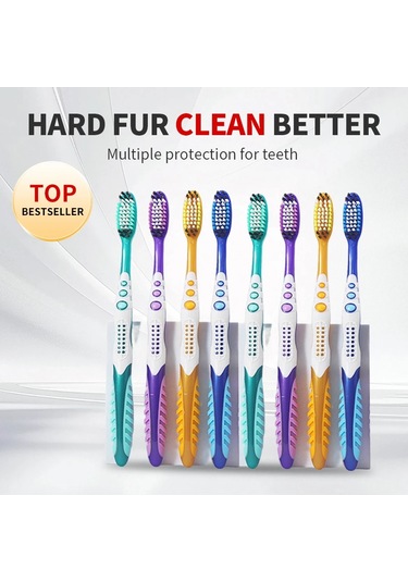 Yuqing 8pcs-yetişkin Ev Kullanımına Yönelik Diş Lekelerini Ve