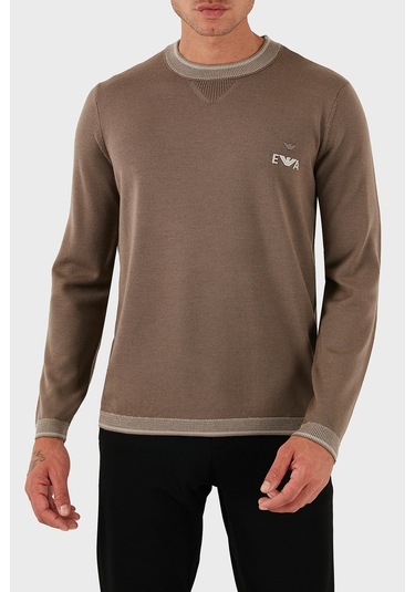 Emporio Armani Erkek Kazak Em003387 Af14697 U6189 Bej Bej