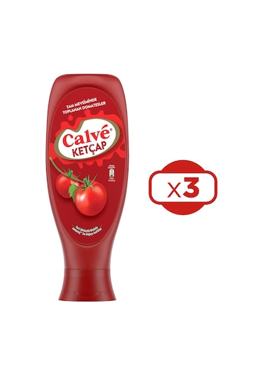 Calve Ketçap 3 x 610 G