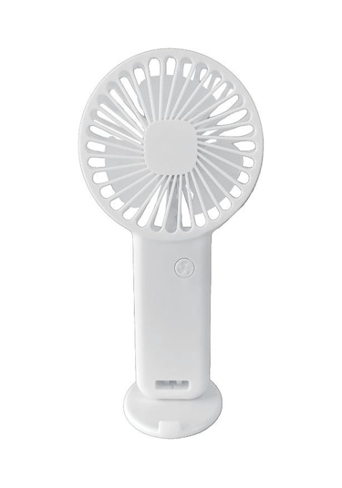 Mini Fan,telefon Tutucu,portatif El Vantilatörü Beyaz 9,3x19cm
