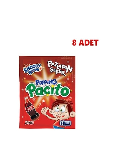 Hleks Popios Pat layan Şeker Kolalı (8 Adet)