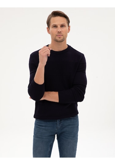 Pierre Cardin Erkek Lacivert Kazak /triko 50315713-vr033 Lacivert