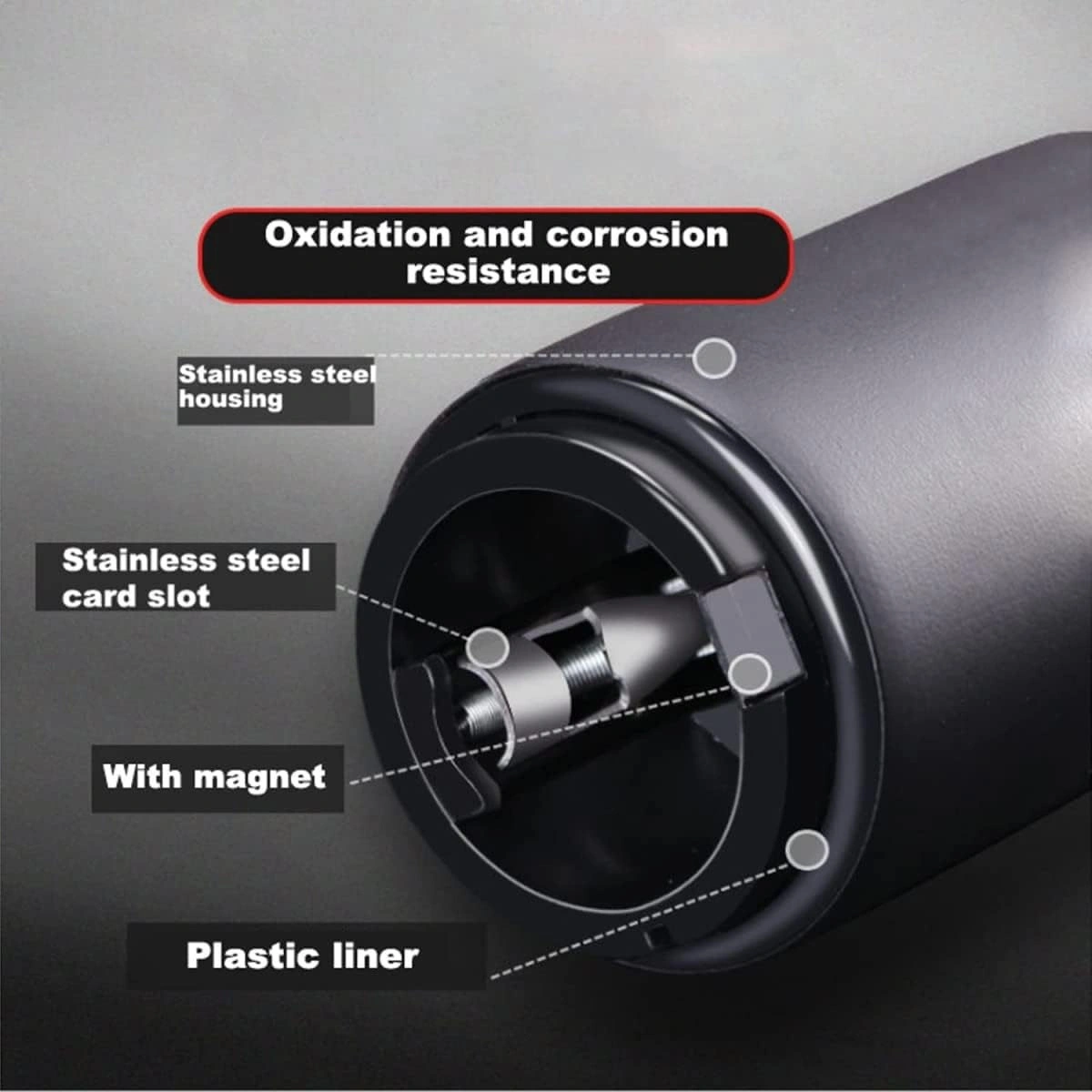 Xindoker Stainless Steel Otomatik Manyetik Basma Şeklinde Şişe Açıcı Siyah, 2 Adet Siyah