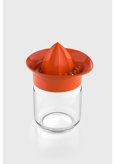 Renga Neo 210 Ml Turuncu Kapaklı Cam Limon Sıkacağı 201010 Turuncu