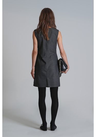 Lufian Anges Kadın Elbise Regular Fit Antrasit Antrasit 122290005100110 Antrasit