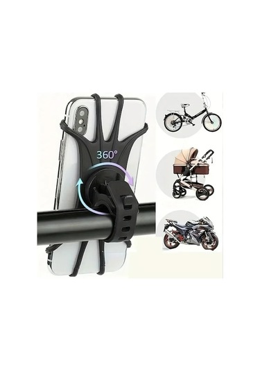 Zyzqstore 360 Derece Döner Cep Telefonu Bisiklet Montajı Bisiklet Güvenlik Çok Renkli Çok Renkli