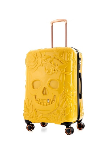 Ççs 5217 Kuru Kafa Polikarbon 3 Lü Valiz Seti-sarı Sarı