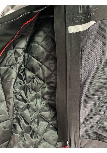 Forte Gt Inferno Kadın Motosiklet Montu 4 Mevsim Siyah Renk