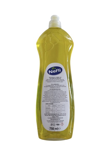Nefli Sıvı Bulaşık Deterjanı 750 ML