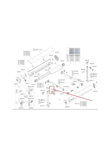 Fiamma F45s Sağ Ayak Döner/mafsal Braketi Yedek Parça