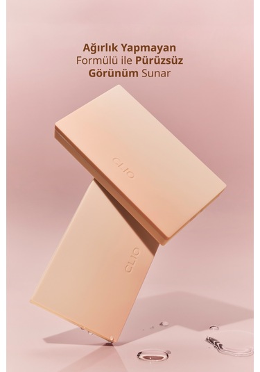 Clio Kill Cover Hafif Yapılı Pürüzsüz Mat Bitişli Pudra Fondöten 21C Lingerie