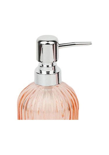 Suntek 2 Adet Cam Sabunluk Dispenseri Mutfak Çamaşır Turuncu Turuncu
