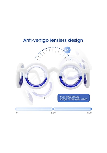 Geeroyoo Yolculuk Rahatlığı İçin Taşınabilir Abs Malzemeden Yapılmış Fiziksel Baş Dönmesi Önleyici Gözlük