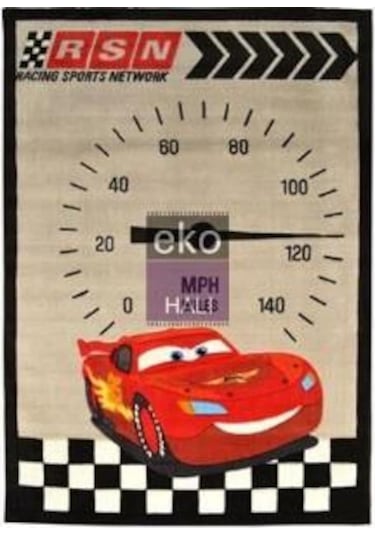 Disney Halı Çocuk Odası Halısı D203Araba 120X180 Cm