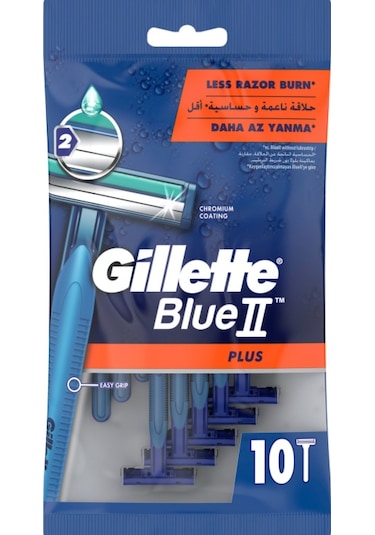 Gillette Blue2 Plus Kullan-At Tıraş Bıçağı 10'lu